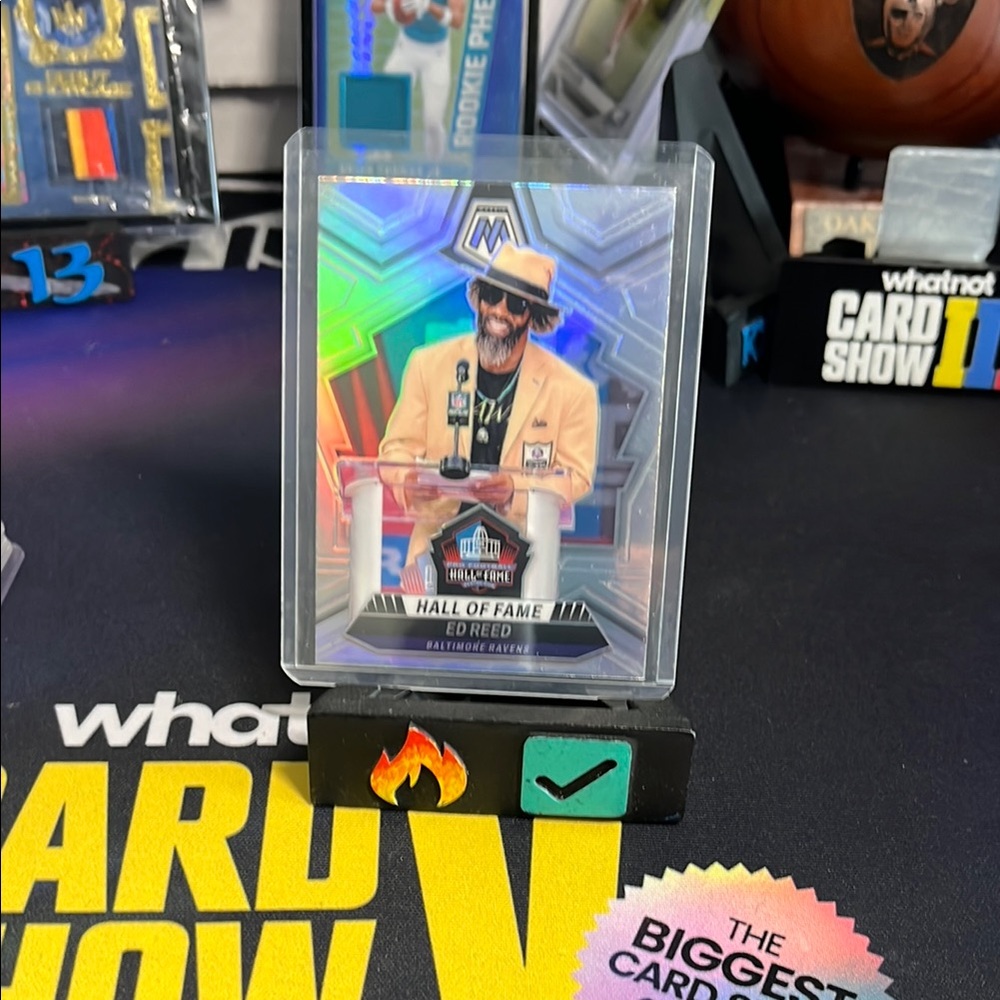 Ed Reed Hall of Fame Trading Card